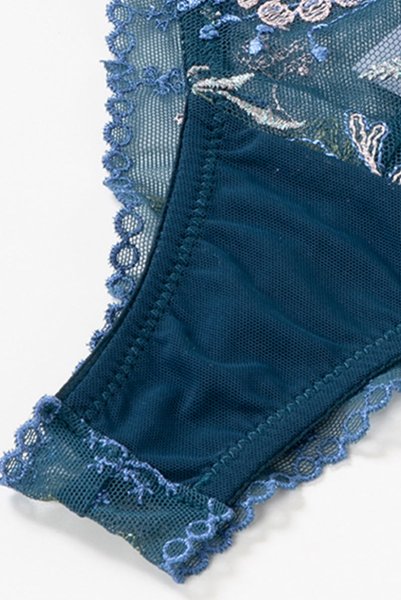 画像15: 【30%OFF】NADEEN-azure-C322 | ブラジリアンタンガ・Tバック・シースルー・アズール・ブルー  | ewabien エヴァビアン (15)