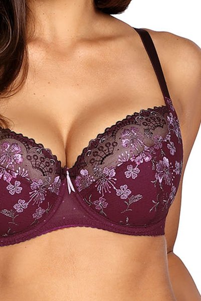 画像6: 【30%OFF】セミソフトブラ輸入下着・高級ランジェリー 《NORA-cherry-B150》 (6)