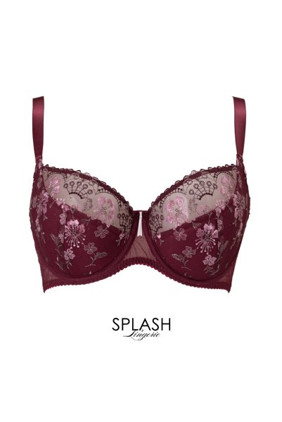 画像7: 【30%OFF】セミソフトブラ輸入下着・高級ランジェリー 《NORA-cherry-B150》 (7)