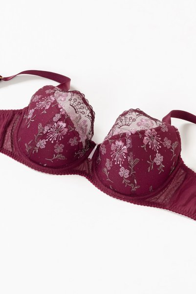 画像10: 【30%OFF】セミソフトブラ輸入下着・高級ランジェリー 《NORA-cherry-B150》 (10)