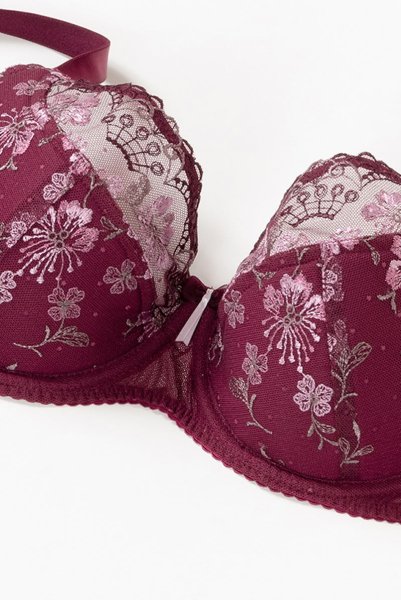 画像12: 【30%OFF】セミソフトブラ輸入下着・高級ランジェリー 《NORA-cherry-B150》 (12)