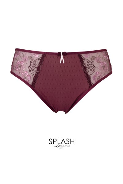 画像7: 【30%OFF】NORA-cherry-C110 | ブリーフ・シースルー・ワインレッド・パープル  | ewabien エヴァビアン (7)