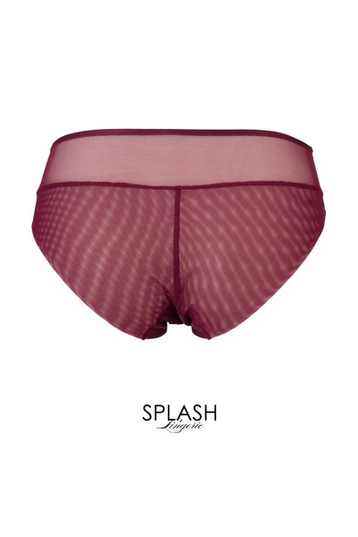 画像8: 【30%OFF】NORA-cherry-C110 | ブリーフ・シースルー・ワインレッド・パープル  | ewabien エヴァビアン (8)