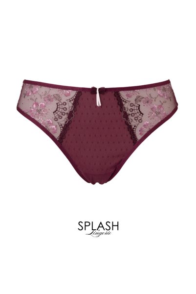 画像7: 【30%OFF】NORA-cherry-C200 | タンガ・シースルー・ワインレッド・パープル  | ewabien エヴァビアン (7)