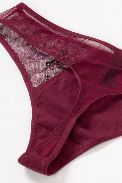 画像14: 【30%OFF】NORA-cherry-C200 | タンガ・シースルー・ワインレッド・パープル  | ewabien エヴァビアン (14)