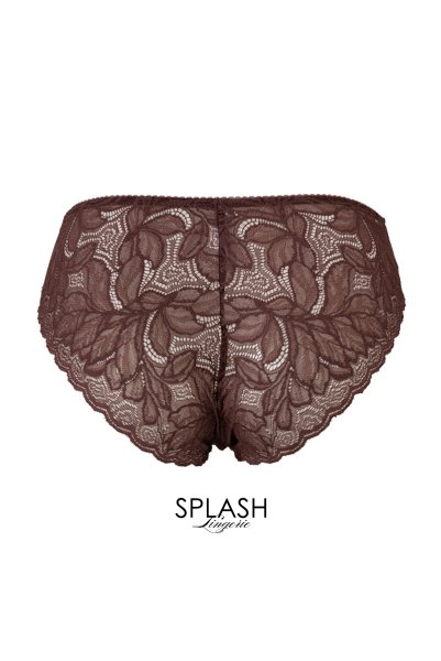 画像8: 【30%OFF】在庫限り｜S.Mサイズ｜JASMIN-brown-C110 | ノーマルショーツ | ewabien エヴァビアン (8)