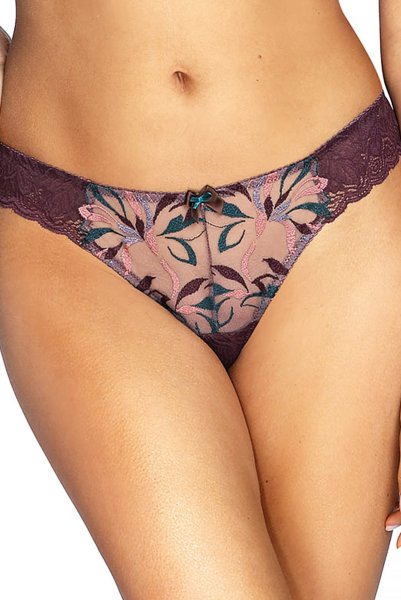 画像5: 【30%OFF】JASMIN-brown-C322|ブラジリアンタンガ(シースルー・ブラウン) ※メール便対象 (5)