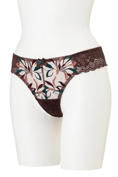 画像9: 【30%OFF】JASMIN-brown-C322|ブラジリアンタンガ(シースルー・ブラウン) ※メール便対象 (9)