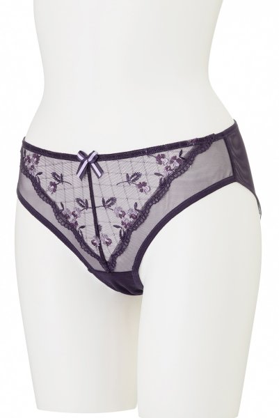 画像9: 【30%OFF】TAMAL-violet-C100 | ブリーフ・シースルー・パープル | ewabien エヴァビアン (9)