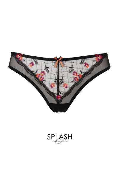 画像7: 【30%OFF】TAMAL-black-C322 | ブラジリアンタンガ・ブラック・花柄 | ewabien エヴァビアン《TAMAL-black-C322》 (7)