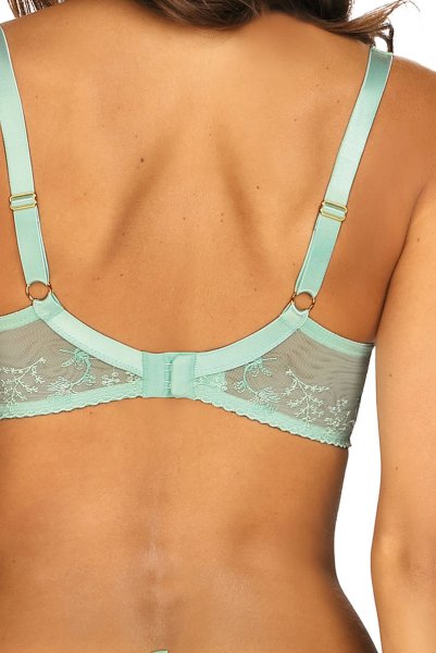 画像6: 【30%OFF】75E,80Fサイズ｜NADEEN-mint-B150｜セミソフトブラ・大きいサイズ・ミント・ライトグリーン | ewabien エヴァビアン (6)