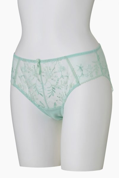 画像9: 【30%OFF】ノーマルショーツ（シースルー・ミント・ライトグリーン） ※メール便対象エヴァビアン ewabien輸入下着・高級ランジェリー   (9)
