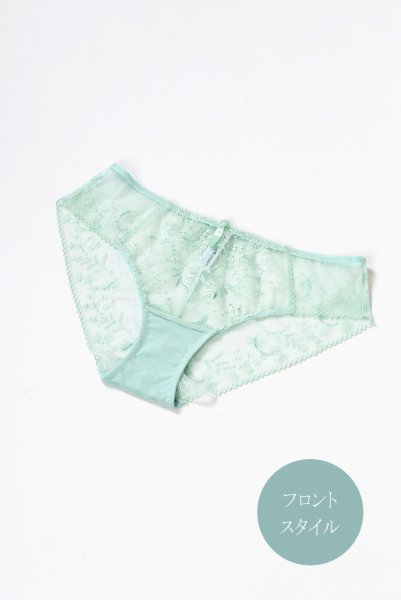 画像11: 【30%OFF】ノーマルショーツ（シースルー・ミント・ライトグリーン） ※メール便対象エヴァビアン ewabien輸入下着・高級ランジェリー   (11)