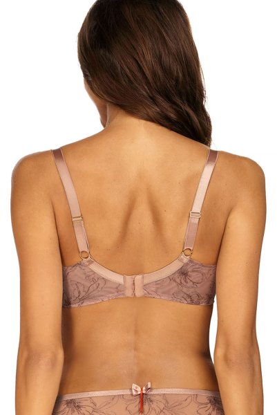 画像3: 【30%OFF】70F.75D.75Fサイズ|KAIRA-chocolate-B214 | グラマー向け美乳ブラ・モカベージュ | ewabien エヴァビアン (3)