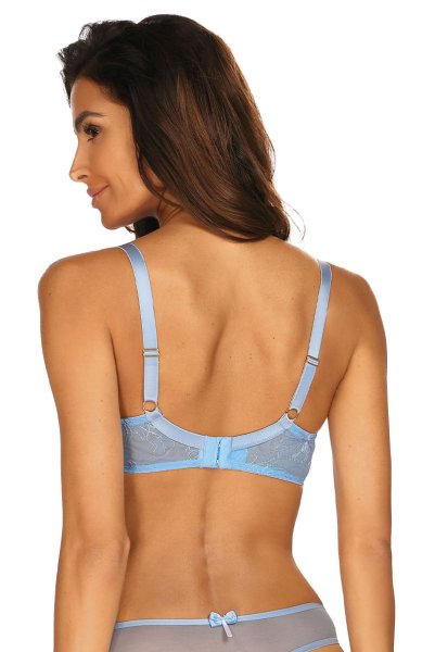 画像3: 【30%OFF】75Dサイズ|KAIRA-blue-B214 | グラマー向け美乳ブラ・ブルー | ewabien エヴァビアン (3)