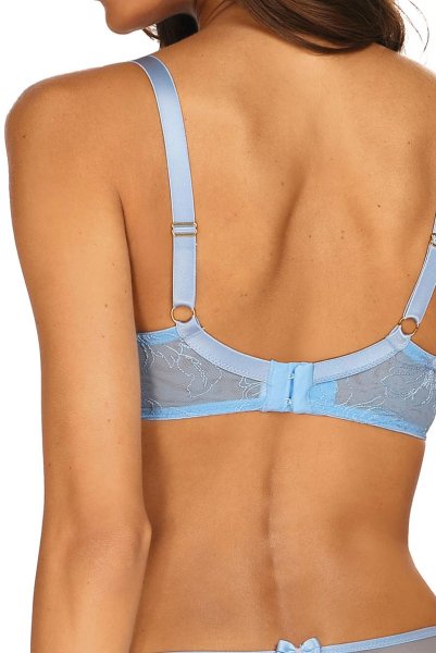 画像7: 【30%OFF】75Dサイズ|KAIRA-blue-B214 | グラマー向け美乳ブラ・ブルー | ewabien エヴァビアン (7)