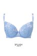 画像1: 75Dサイズ｜KAIRA-blue-B214 | グラマー向け美乳ブラ・ブルー | ewabien エヴァビアン (1)