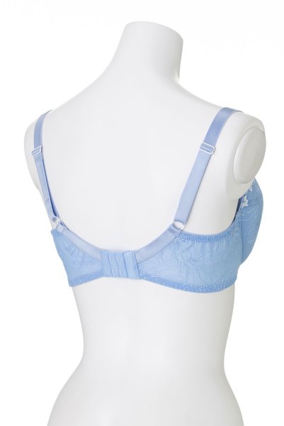 画像9: 【30%OFF】75Dサイズ|KAIRA-blue-B214 | グラマー向け美乳ブラ・ブルー | ewabien エヴァビアン (9)