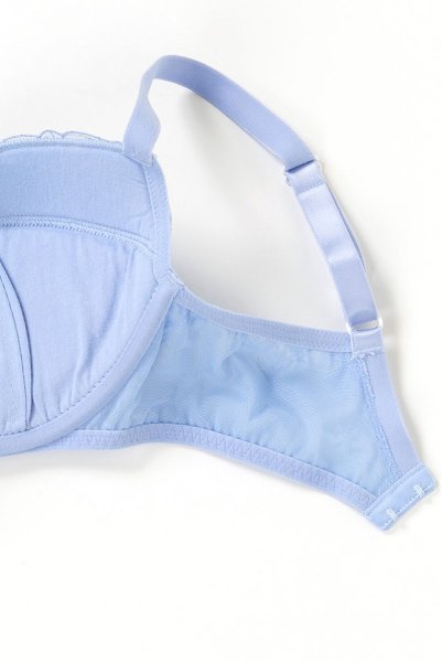 画像13: 【30%OFF】75Dサイズ|KAIRA-blue-B214 | グラマー向け美乳ブラ・ブルー | ewabien エヴァビアン (13)