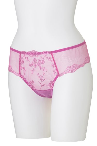 画像9: 【30%OFF】HANA-dark-pink-C200 | タンガ・Tバック・シースルー・ダークピンク  | ewabien エヴァビアン (9)