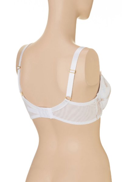 画像9: 【30%OFF】70E.75Eサイズ｜TRESOR-white-B214 | グラマー向け美乳ブラ・ホワイト | ewabien エヴァビアン (9)