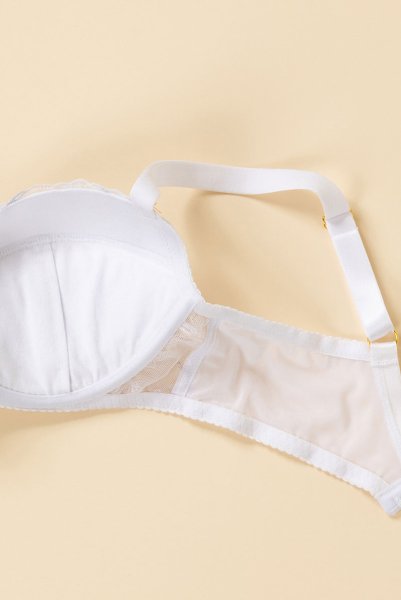 画像13: 【30%OFF】70E.75Eサイズ｜TRESOR-white-B214 | グラマー向け美乳ブラ・ホワイト | ewabien エヴァビアン (13)