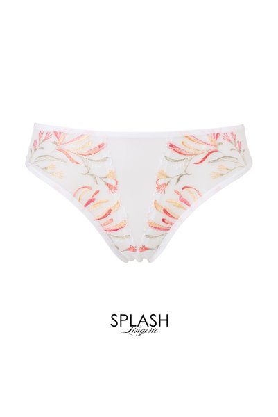 画像7: 【30%OFF】Sサイズ|HELENE-white-orange-C200 | タンガ・Tバック・シースルー・ホワイト・オレンジ・花柄  | ewabien エヴァビアン (7)