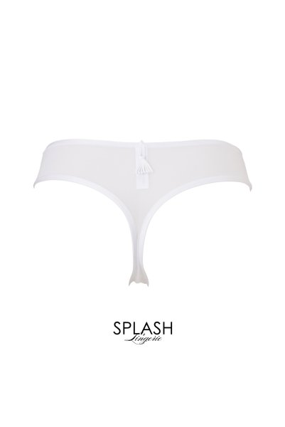 画像8: 【30%OFF】Sサイズ|HELENE-white-orange-C200 | タンガ・Tバック・シースルー・ホワイト・オレンジ・花柄  | ewabien エヴァビアン (8)