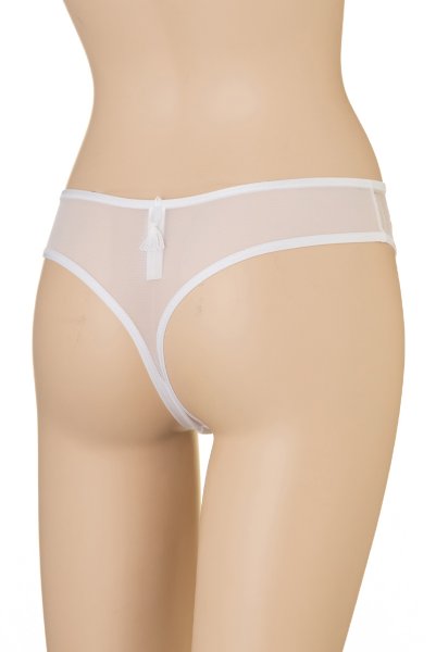 画像10: 【30%OFF】Sサイズ|HELENE-white-orange-C200 | タンガ・Tバック・シースルー・ホワイト・オレンジ・花柄  | ewabien エヴァビアン (10)