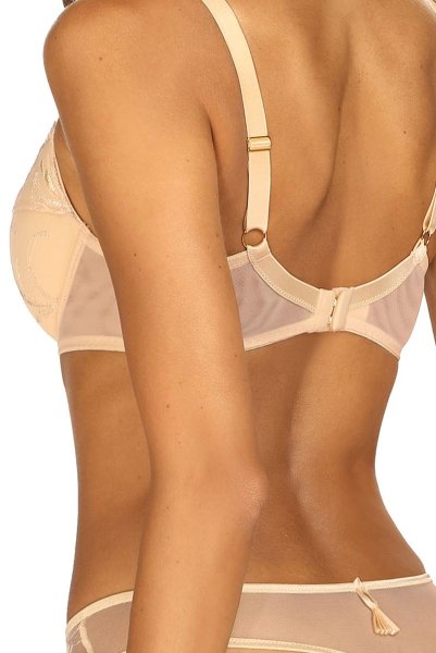 画像6: 【30%OFF】セミソフトブラ(大きいサイズ・D〜Kカップ・クリーム)エヴァビアン ewabien輸入下着・高級ランジェリー  (再入荷なし) (6)