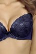 画像5: BONITA navy blue B214 | グラマー向け美乳ブラ・ストラップ太め・バストサロン推奨・プランジブラ・B〜Hカップ・ネイビーブルー | ewabien エヴァビアン輸入下着・高級ランジェリー  (5)