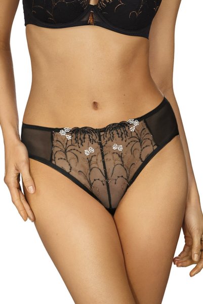 画像3: 【30%OFF】LIBRA blac gold C110 | ノーマルショーツ・ブラックゴールド  | ewabien エヴァビアン※メール便対象※輸入下着・高級ランジェリー  (3)