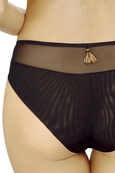 画像8: 【30%OFF】LIBRA blac gold C110 | ノーマルショーツ・ブラックゴールド  | ewabien エヴァビアン※メール便対象※輸入下着・高級ランジェリー  (8)