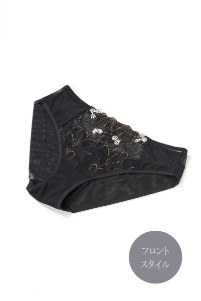 画像9: 【30%OFF】LIBRA blac gold C110 | ノーマルショーツ・ブラックゴールド  | ewabien エヴァビアン※メール便対象※輸入下着・高級ランジェリー  (9)