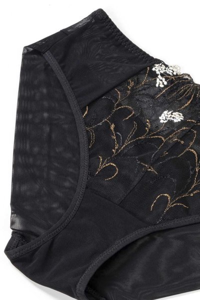 画像11: 【30%OFF】LIBRA blac gold C110 | ノーマルショーツ・ブラックゴールド  | ewabien エヴァビアン※メール便対象※輸入下着・高級ランジェリー  (11)