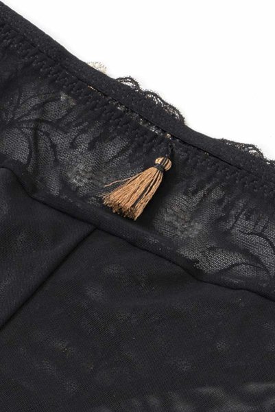 画像13: 【30%OFF】LIBRA blac gold C110 | ノーマルショーツ・ブラックゴールド  | ewabien エヴァビアン※メール便対象※輸入下着・高級ランジェリー  (13)