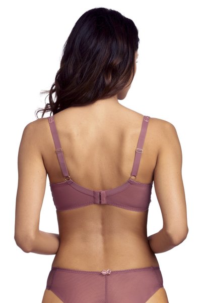 画像2: 【30%OFF】JULIA antique pink B150 | セミソフトブラ・大きいサイズ・B〜Kカップ・アンティークピンク | ewabien エヴァビアン輸入下着・高級ランジェリー  (2)