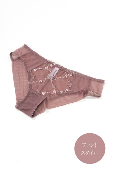 画像9: 【30%OFF】JULIA antique pink C511 |ブラジリアンショーツ・アンティークピンク | ewabien エヴァビアン (9)