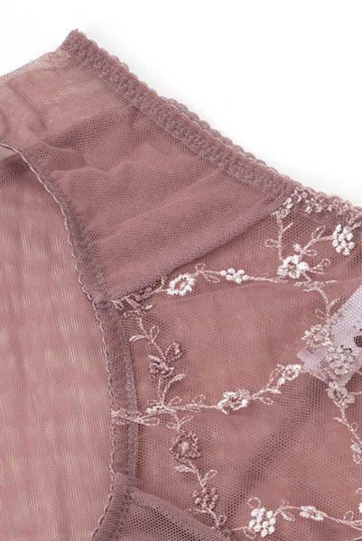 画像11: 【30%OFF】JULIA antique pink C511 |ブラジリアンショーツ・アンティークピンク | ewabien エヴァビアン (11)