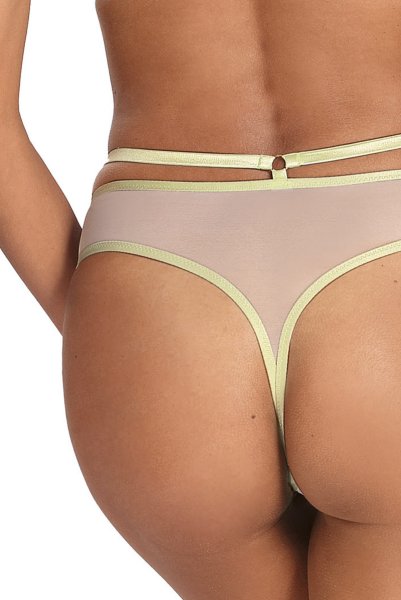 画像8: 【30%OFF】MILA cream C200 |タンガ・Tバック・クリーム×グリーン  | ewabien エヴァビアン (8)