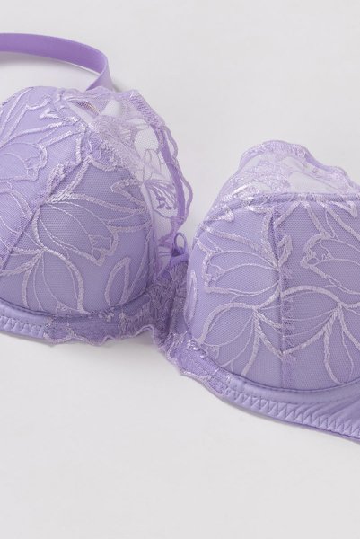画像10: 【30%OFF】BONITA lilac B150 | フルカップ・ワイヤーブラ・セミソフトブラ・大きいサイズ・B〜Kカップ・ラベンダー | ewabien エヴァビアン| 輸入下着・高級ランジェリー  (10)