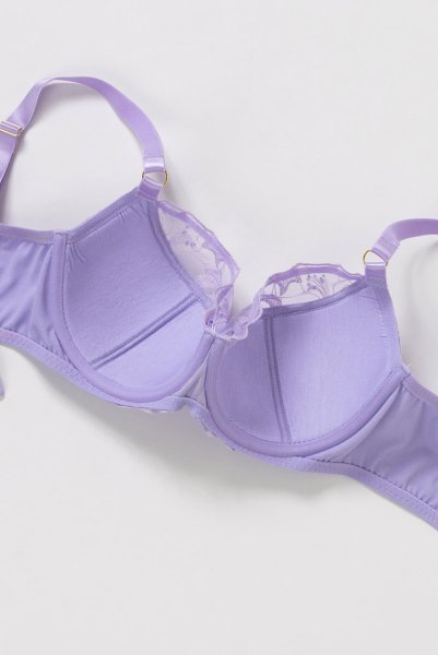 画像11: 【30%OFF】BONITA lilac B150 | フルカップ・ワイヤーブラ・セミソフトブラ・大きいサイズ・B〜Kカップ・ラベンダー | ewabien エヴァビアン| 輸入下着・高級ランジェリー  (11)