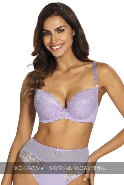 画像2: 【30%OFF】70D.75F.80Dサイズ|BONITA lilac B214 | 3/4カップ・ワイヤーブラ・グラマー向け・ラベンダー | ewabien エヴァビアン| 輸入下着・高級ランジェリー  (2)