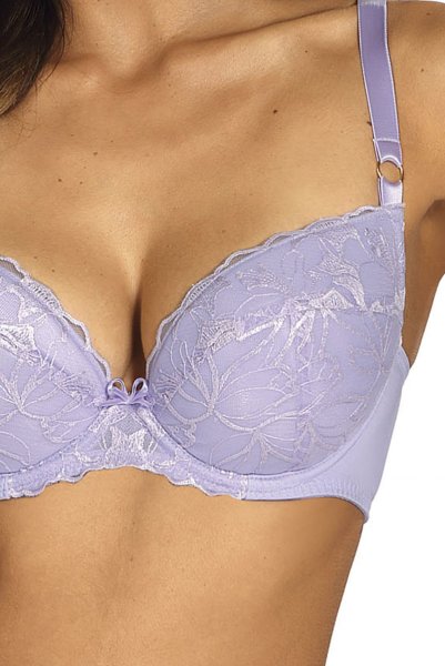 画像6: 【30%OFF】70D.75F.80Dサイズ|BONITA lilac B214 | 3/4カップ・ワイヤーブラ・グラマー向け・ラベンダー | ewabien エヴァビアン| 輸入下着・高級ランジェリー  (6)