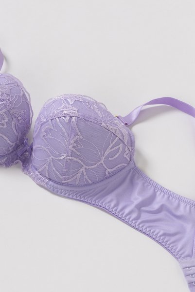 画像8: 【30%OFF】70D.75F.80Dサイズ|BONITA lilac B214 | 3/4カップ・ワイヤーブラ・グラマー向け・ラベンダー | ewabien エヴァビアン| 輸入下着・高級ランジェリー  (8)