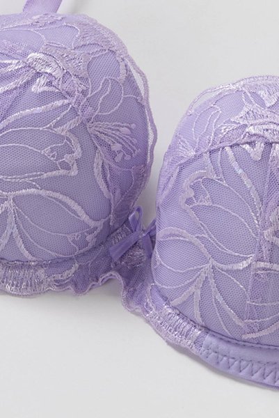 画像9: 【30%OFF】70D.75F.80Dサイズ|BONITA lilac B214 | 3/4カップ・ワイヤーブラ・グラマー向け・ラベンダー | ewabien エヴァビアン| 輸入下着・高級ランジェリー  (9)