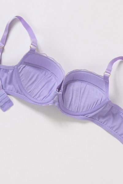 画像10: 【30%OFF】70D.75F.80Dサイズ|BONITA lilac B214 | 3/4カップ・ワイヤーブラ・グラマー向け・ラベンダー | ewabien エヴァビアン| 輸入下着・高級ランジェリー  (10)