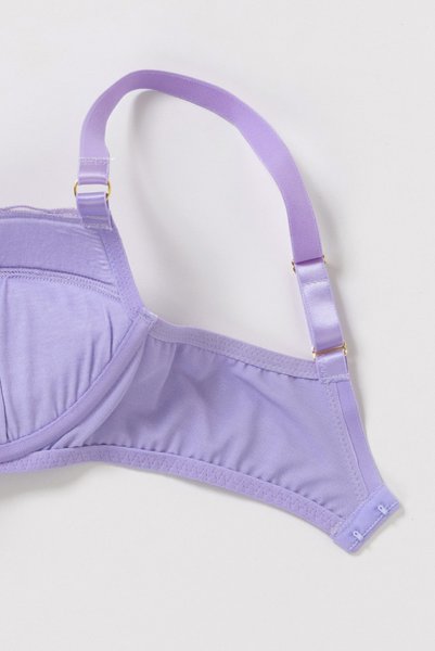 画像11: 【30%OFF】70D.75F.80Dサイズ|BONITA lilac B214 | 3/4カップ・ワイヤーブラ・グラマー向け・ラベンダー | ewabien エヴァビアン| 輸入下着・高級ランジェリー  (11)