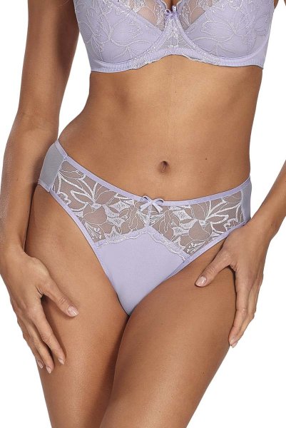 画像3: 【30%OFF】BONITA lilac C322 |ブラジリアンタンガ・シースルー・ラベンダー  | ewabien エヴァビアン (3)