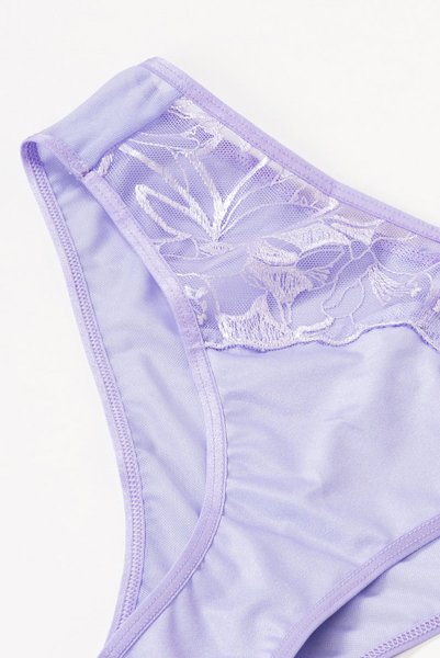 画像11: 【30%OFF】BONITA lilac C322 |ブラジリアンタンガ・シースルー・ラベンダー  | ewabien エヴァビアン (11)